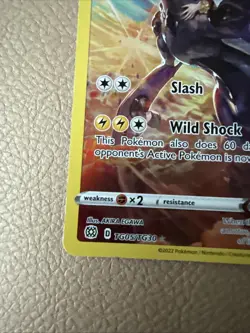 2022 Pokemon Brilliant Stars #TG05/TG30 Zekrom FA Ultra Rare - Image 5