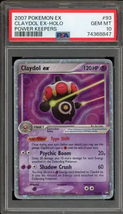 Pokemon Claydol ex EX Power Keepers Holo Ultra Rare #93 PSA 10 Gem Mint - Image 1