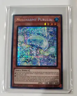 Yugioh Mulcharmy Purulia MP25-EN085 Prismatic Secret Rare 1st Edition - Image 1