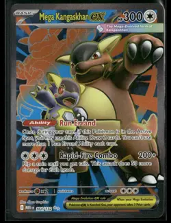 2025 Pokemon Mega Evolution Mega Kangaskhan EX #164/132 Ultra Rare - Image 1