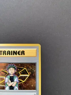 Pokemon Brock Japanese Gym Trainer Holo LP - Image 3
