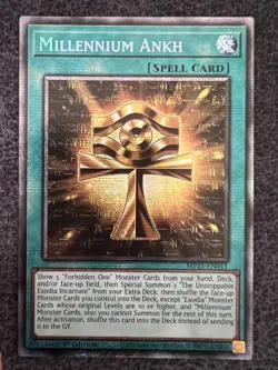 Yugioh Millennium Ankh MP25-EN011 Starlight Rare 1st Edition NM - Image 1
