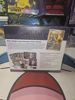 Pokemon TCG Scarlet & Violet Paldean Fates ETB Pokemon Center Exclusive - Sealed - Image 3