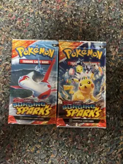 Pokemon TCG Surging Sparks Booster Packs (2 Packs) NEW Factory Sealed - Image 1