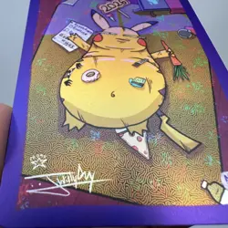 Achu (Pikachu) Pokemon Fan Art New Year 2026 Set - Image 4