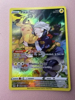 Pikachu Lost Origins Trainer Gallery TG05/TG30 - NM Full Art Pokemon TCG S&S - Image 1