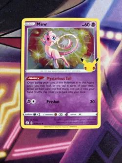 NM Mew Celebrations 011/025 Holo Rare Pokemon - Image 1