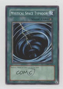 Mystical Space Typhoon Unlimited YuGiOh Starter Deck Pegasus #SDP-032 2003 - Image 1