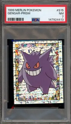 Pokemon Gengar Prism #S15 PSA 7 - Image 1