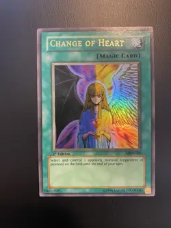 Change Of Heart 1st Edition MRD-060 Ultra Rare Vintage Yugioh Yu-Gi-Oh LP/MP - Image 1