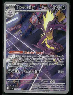 2025 Pokemon Phantasmal Flames Toxtricity #103/094 Illustration Rare - Image 1