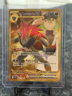 Pokemon N's Zoroark ex 189/159 Sv09: Journey Together Holo - Image 1