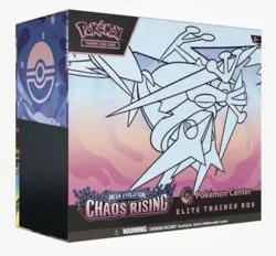 LOT OF 2 Chaos Rising Pokemon Center Elite Trainer Box x2 (PRE-SALE) CONFIRMED - Image 1