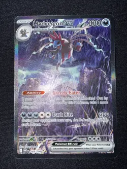 Hydreigon ex 169/086 SIR Pokemon TCG, mint White flare - Scarlet & Violet - Image 1