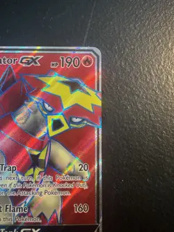 Pokemon Turtonator GX 131/145 SM Guardians Rising Ultra Rare Full Art Holo 190 - Image 3