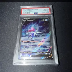 2023 POKEMON SWORD & SHIELD CROWN ZENITH #GG38 FULL ART/SUICUNE V PSA 10 - Image 2