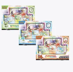 Pokemon Paldea Pin Collection Set of 3 Fuecoco, Sprigatito & Quaxly New Sealed! - Image 1