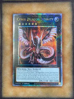 Yugioh Cyber Dragon Infinity RA04-EN068 Quarter Century Rare BOSH Art 1st Ed NM - Image 1