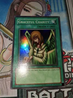 Yu-Gi-Oh 1st Edition SDP Graceful Charity Very LP - Image 2