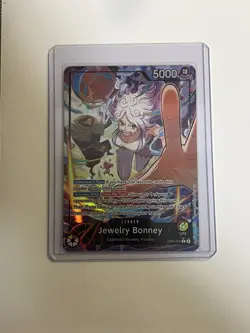 One Piece TCG Jewelry Bonney EB04-001 - Alt Art Leader - EGGHEAD CRISIS ENGLISH - Image 1