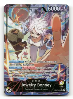 Jewelry Bonney (Alt Art) EB04-001 - Adventure on Kami's Island - One Piece NM/M - Image 1