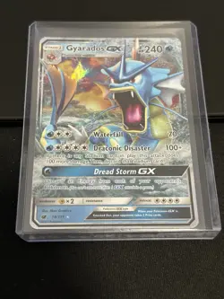 Gyarados GX - 18/111 - Pokemon Crimson Invasion Sun & Moon Ultra Rare Card LP - Image 3