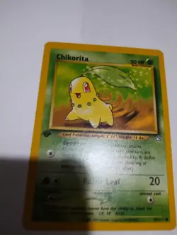 Mint Pokemon Card - Chikorita 1st Edition Neo Genesis 54/111 Common - Image 2