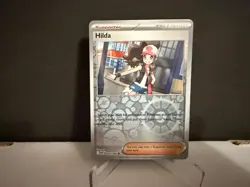 2025 Pokemon TCG Hilda 084 S&V White Flare Reverse Holo U Trainer Card NM+ - Image 1