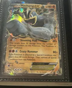 Pokemon TCG XY108 Machamp EX Holo Black Star Promo Card 2016 - Image 1