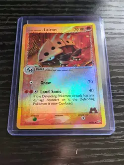 Team Magma's Lairon Reverse Holo 36/95 Ex Team Aqua's vs. Pokemon Card - Image 1
