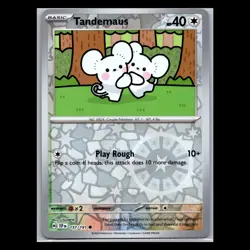 Tandemaus 157/191 Reverse Holo - Surging Sparks Pokemon Card - Image 1