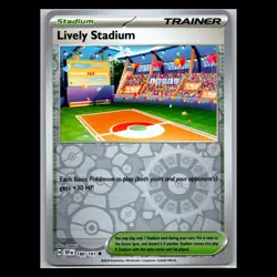 Lively Stadium 180/191 Reverse Holo - Surging Sparks Pokemon Card - Image 1