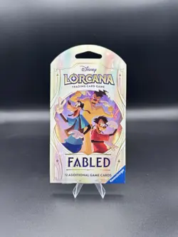 Disney Lorcana Fabled 12 Card Booster Pack TCG Sealed New - Image 1