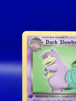 Dark Slowbro 29/82 1st Edition Holo Rare Team Rocket Pokemon Card TCG WOTC NM - Image 4