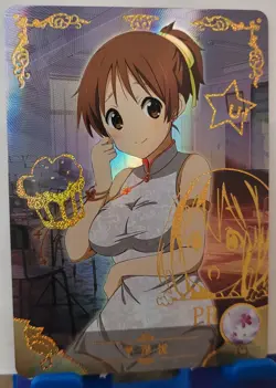 Ui Hirasawa K-on! PR Card Goddess Story Holo Foil Promo NS-10M02-PR-009 Waifu - Image 1