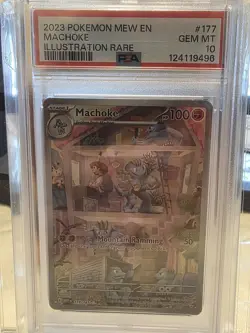 Machoke 177/165 Sv: Scarlet & Violet 151 Holo PSA 10 Pokemon Card Slab Mew - Image 1