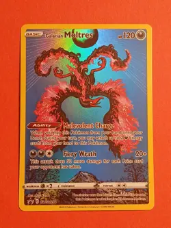 Moltres V Pokemon Brilliant Stars Galarian 183/172 Secret Rare Gold Card - Image 2