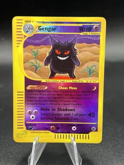 Gengar Pokemon TCG Expedition Base Set Reverse Holo Rare Card 13/165 LP ZP1 - Image 1