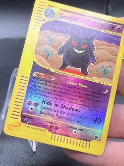 Gengar Pokemon TCG Expedition Base Set Reverse Holo Rare Card 13/165 LP ZP1 - Image 2