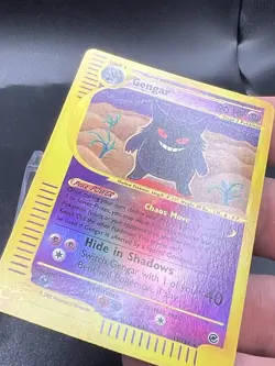 Gengar Pokemon TCG Expedition Base Set Reverse Holo Rare Card 13/165 LP ZP1 - Image 3