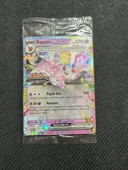 Pokemon Card Espeon ex 034/131 STAMPED Prismatic Evolutions NM - Image 1