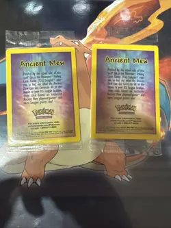 Ancient Mew SEALED Pokemon 2000 Movie Promo Holo Card - RARE Near Mint - Image 1