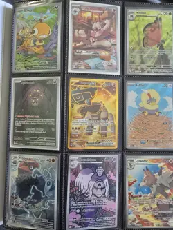 Pokemon Card Binder Collection Lot - All 398 Cards Are Foils/IRs/EXs/URs & More - Image 1