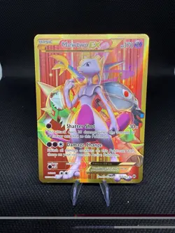 Pokemon TCG Mewtwo EX Full Art Secret Rare Card XY Breakthrough 164/162 - Image 1