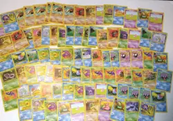 Pokemon TCG FOSSIL Base Set, 80+ Card Bulk Lot, Non-Holo, 1999 [Used/Played] - Image 1