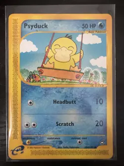 Pokemon Psyduck Aquapolis Regular Card 104/147 LP Condition - Image 1