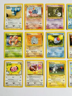 Vintage Pokemon Cards Lot of 18 Uncommon & Common WOTC 1995-2001 ungraded VG+ - Image 2