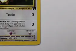 Eevee 55/82 1st Edition Team Rocket Pokemon Card WOTC Near Mint Vintage - Image 5