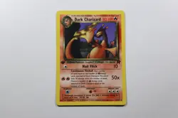 Dark Charizard 21/82 1st Edition Non Holo Rare Team Rocket Pokemon Card WOTC - Image 2
