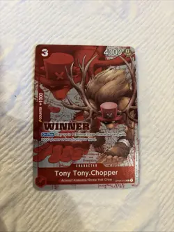 One Piece Tony Tony Chopper OP04-010 Winner Pack 2024 Promotion Card NM - Image 1
